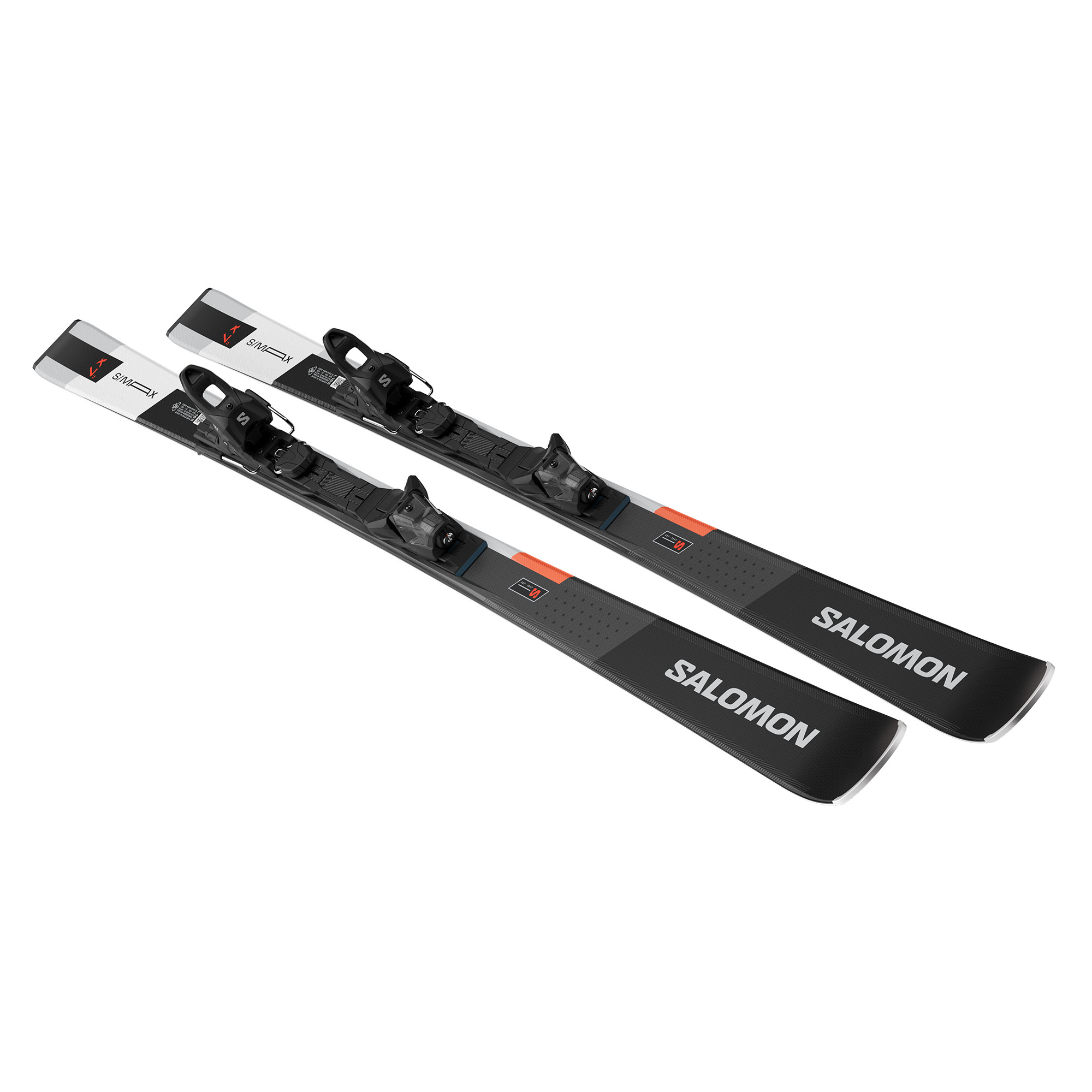 SALOMON E S/MAX X7 Ti + M10 GW L80 BLACK/NEON RED/CHROME – Bild 6