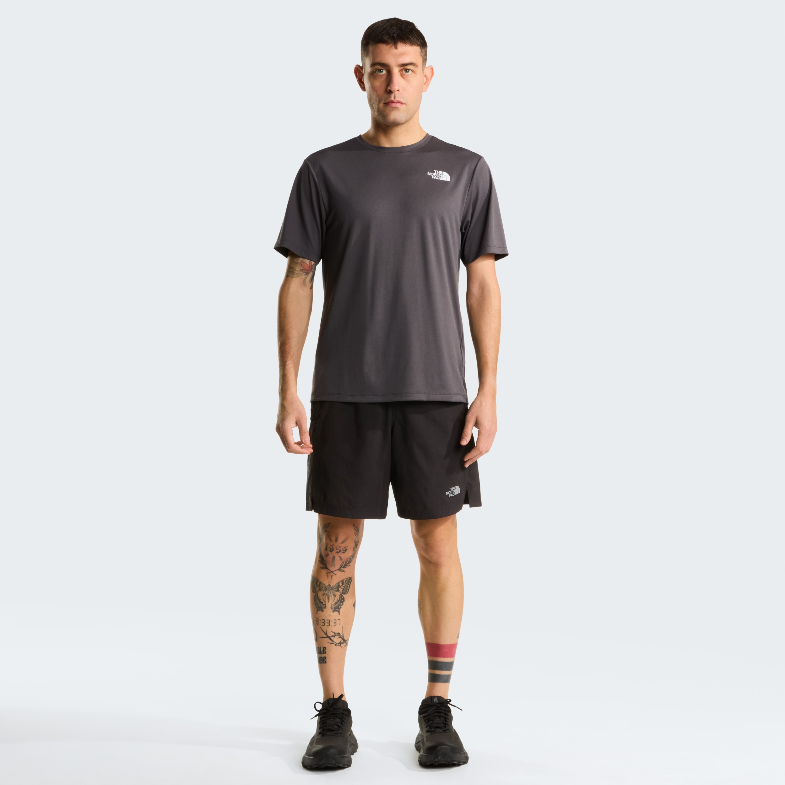 THE NORTH FACE M 24/7 S/S TEE REG ANTHRACITE GREY – Bild 4