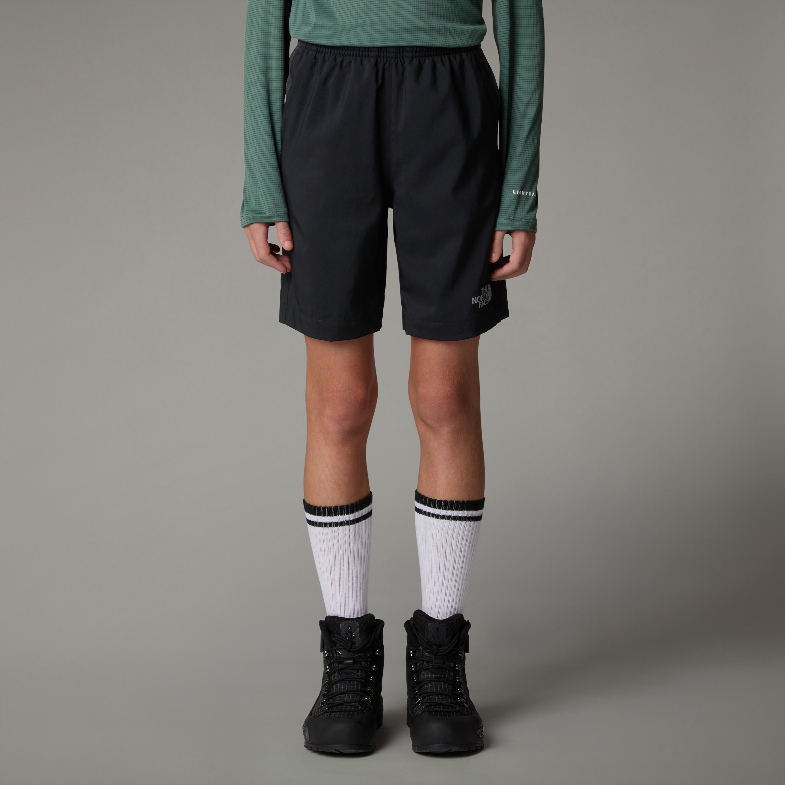 THE NORTH FACE TEEN 24/7 SHORT TNF BLACK/ASPHALT GREY