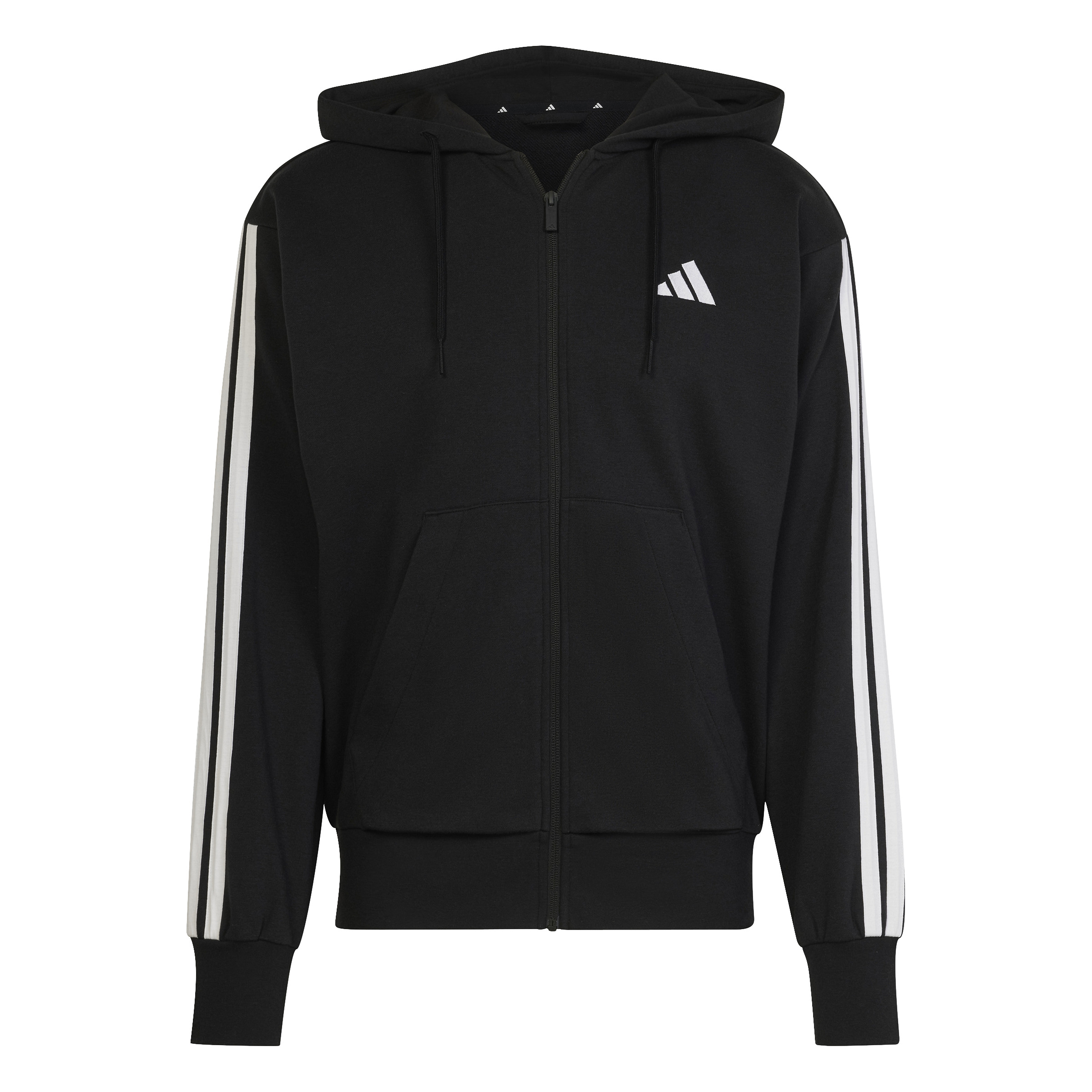 ADIDAS M 3S FT FZ HD BLACK/WHITE – Bild 2