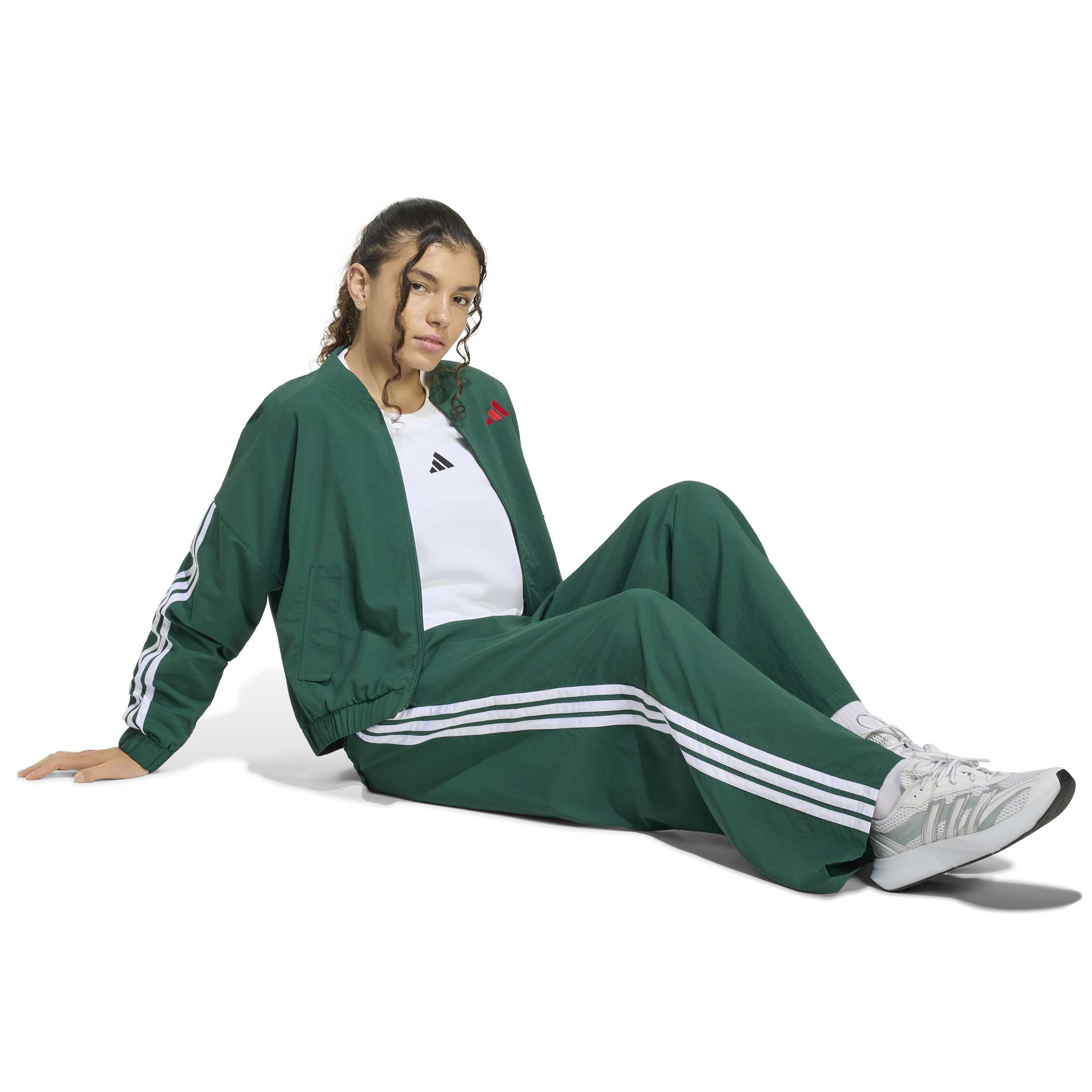 ADIDAS W 3S WV PT WC DRKGRN/WHITE – Bild 4
