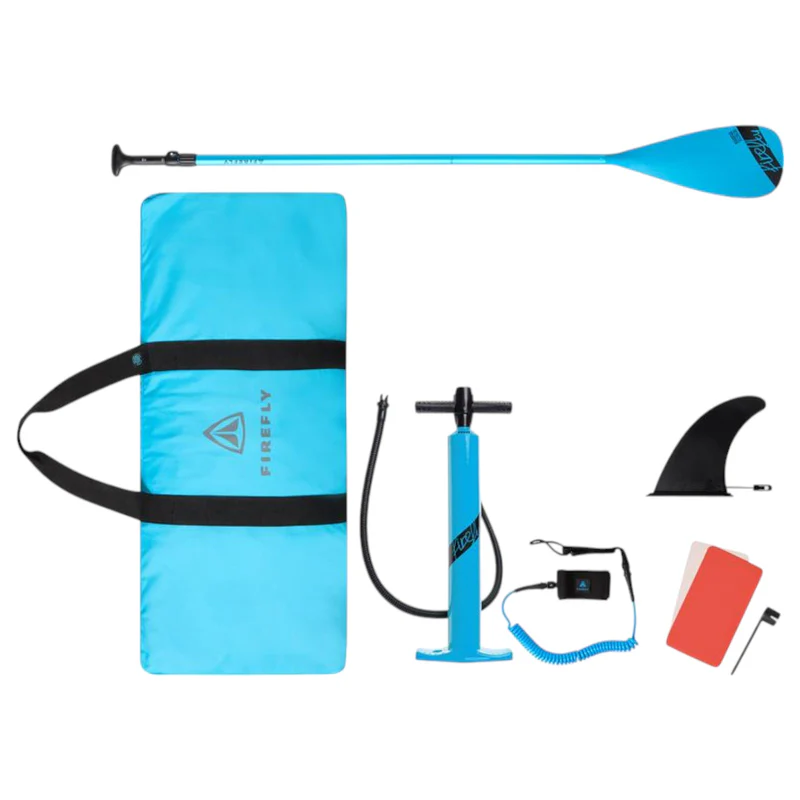 FIREFLY SUP-Board iSUP 1.0 I 9 6 BEIGE/BLUE DARK/RED – Bild 4