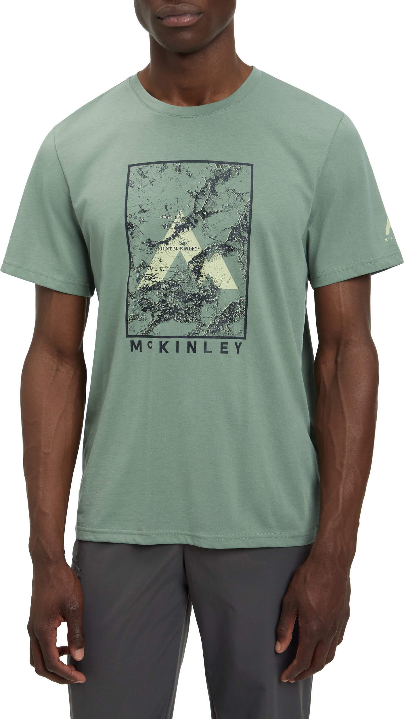 McKINLEY He.-T-Shirt Galla III M GREEN SMOKE – Bild 2
