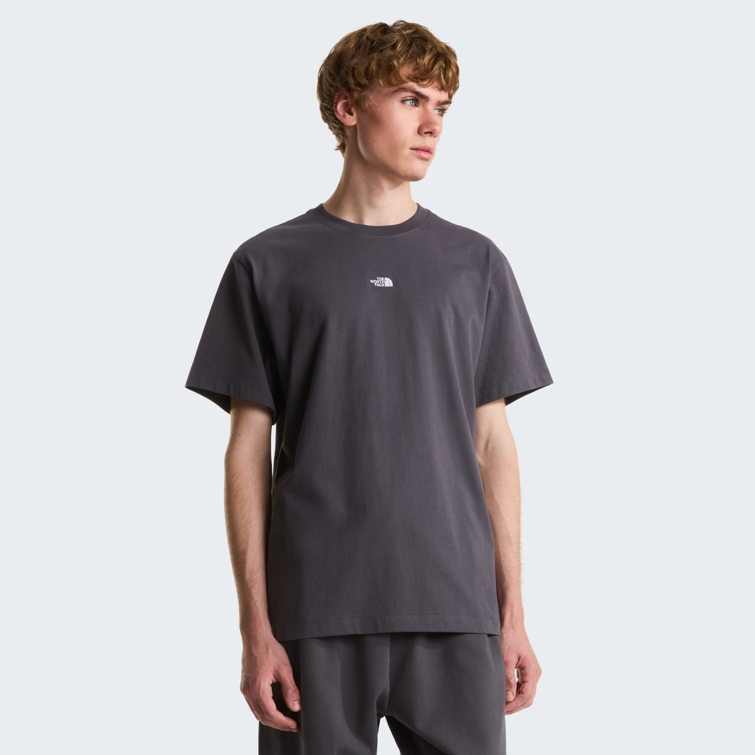 THE NORTH FACE M ESSENTIAL CENTER LOGO RELAXED SHORT SL ANTHRACITE GREY – Bild 3