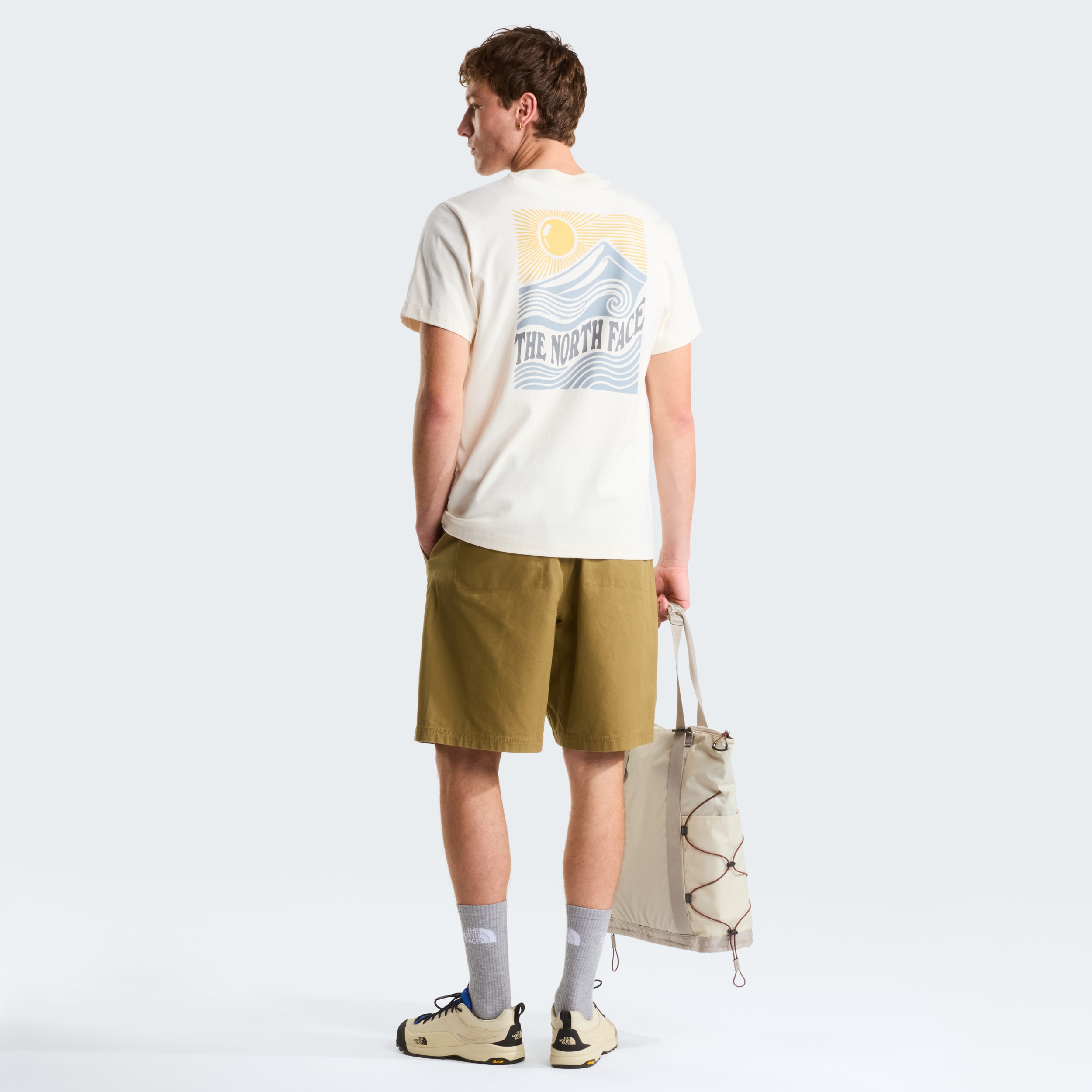 THE NORTH FACE M MOUNTAIN ESCAPE RELAXED SHORT SLEEVE T WHITE DUNE – Bild 5