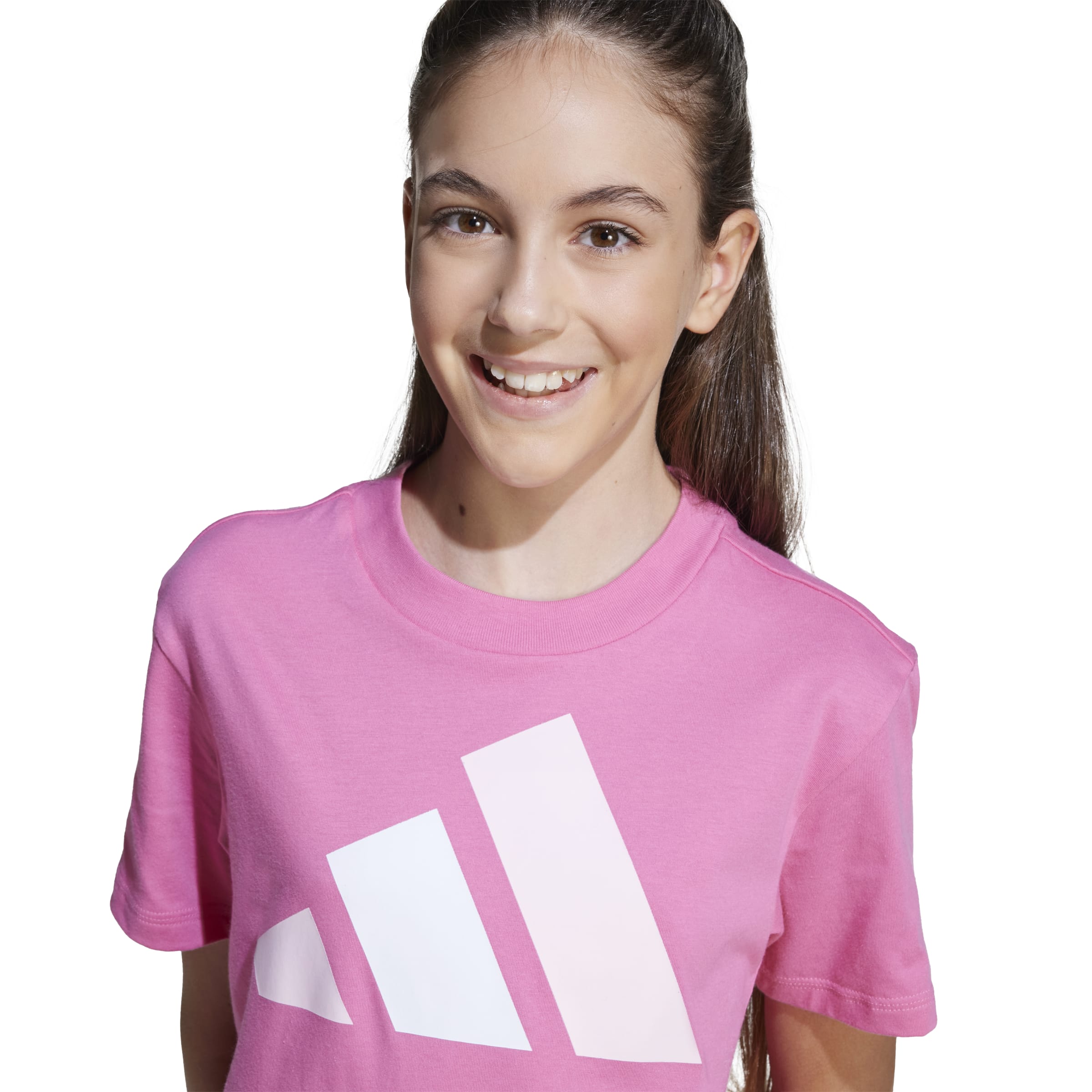 ADIDAS J BL TEE 160 PNKFUS/CLPINK/WHITE – Bild 5