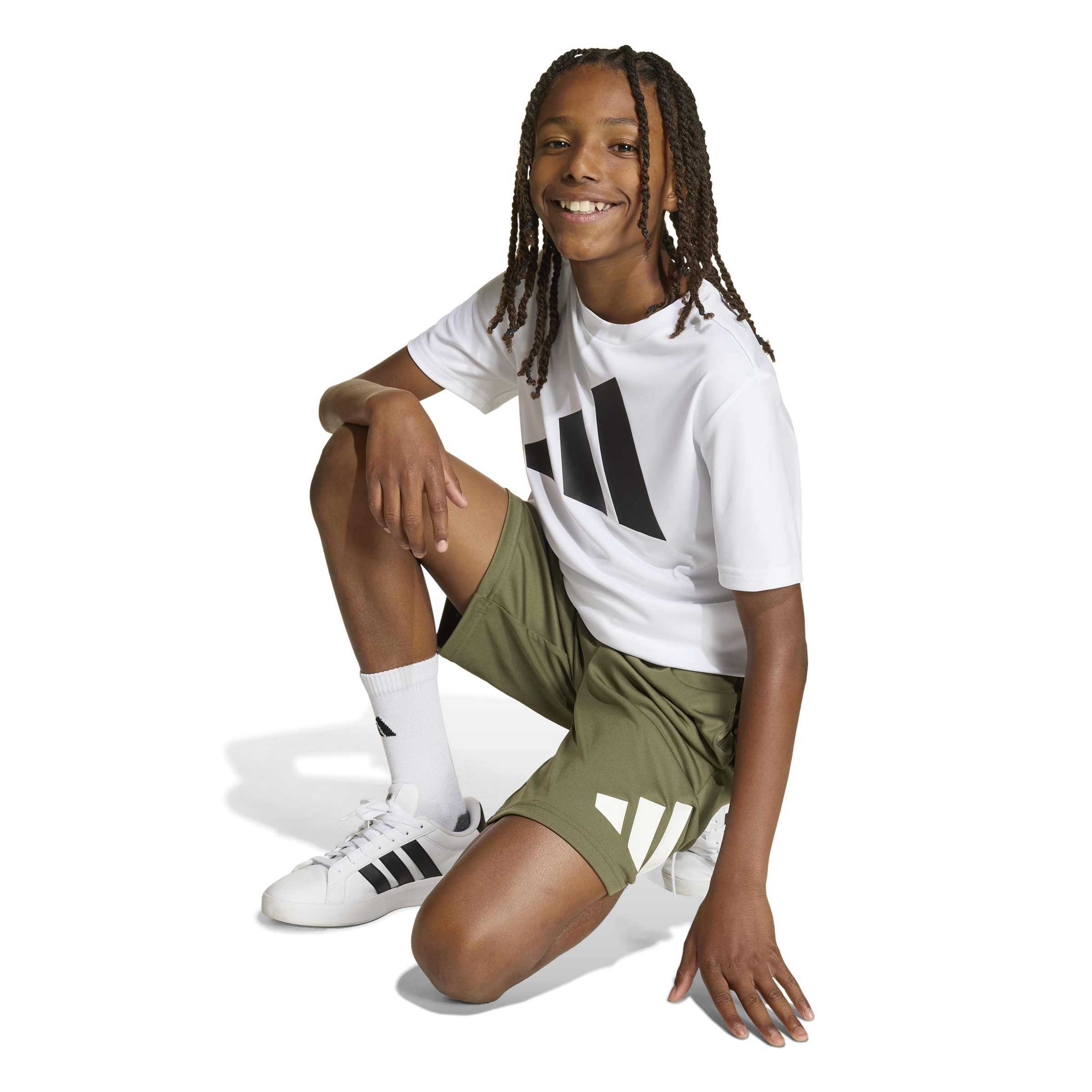 ADIDAS J TR-ES BL SH OLISTR/WHITE – Bild 4