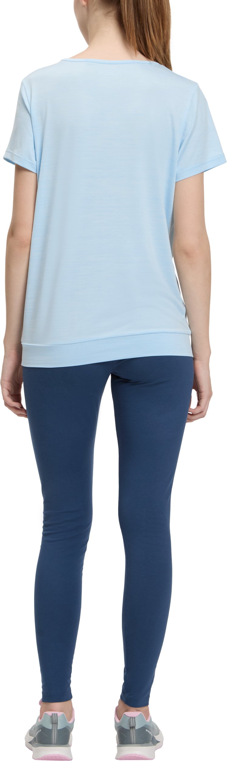 ENERGETICS Da.-T-Shirt Jewel SS W 925 MELANGE/BLUE LIG – Bild 2