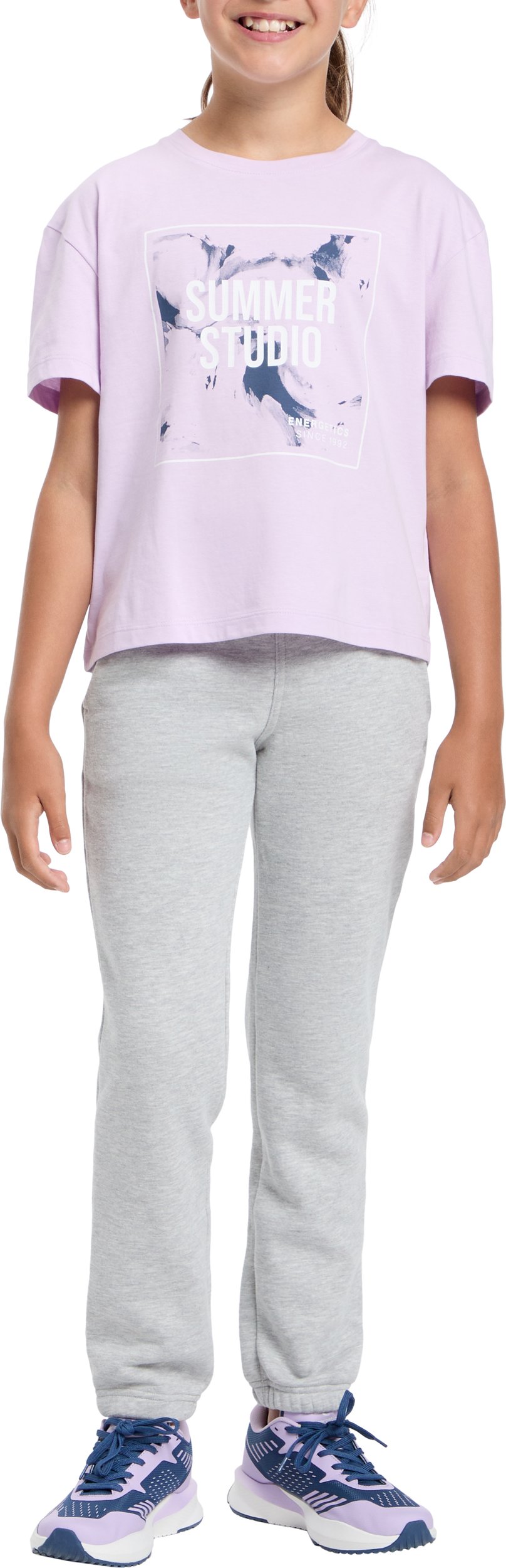 ENERGETICS Mä.-T-Shirt Ella SS G LILAC/WHITE – Bild 2