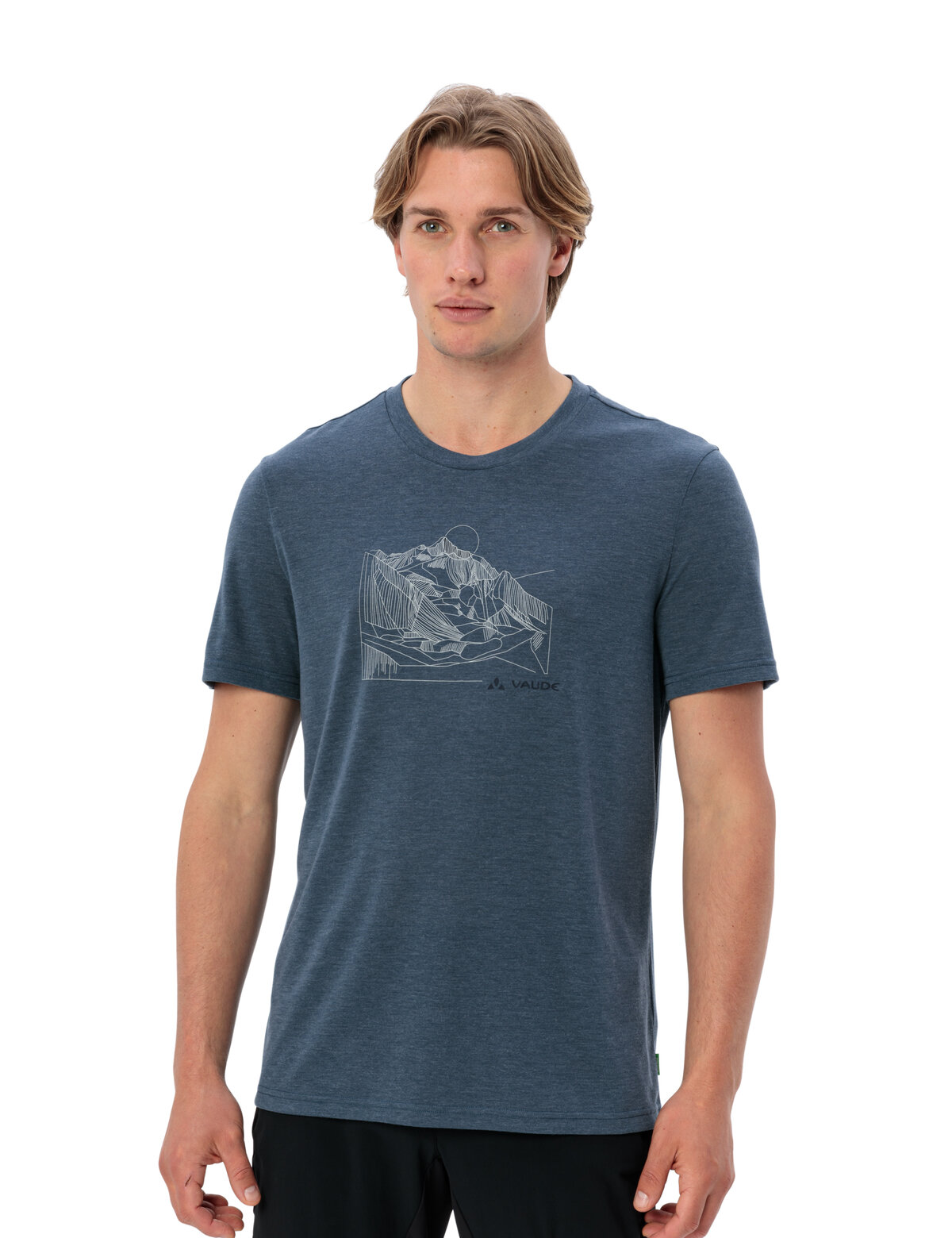 VAUDE Me Tekoa T-Shirt III DARK SEA/DARK SEA – Bild 3