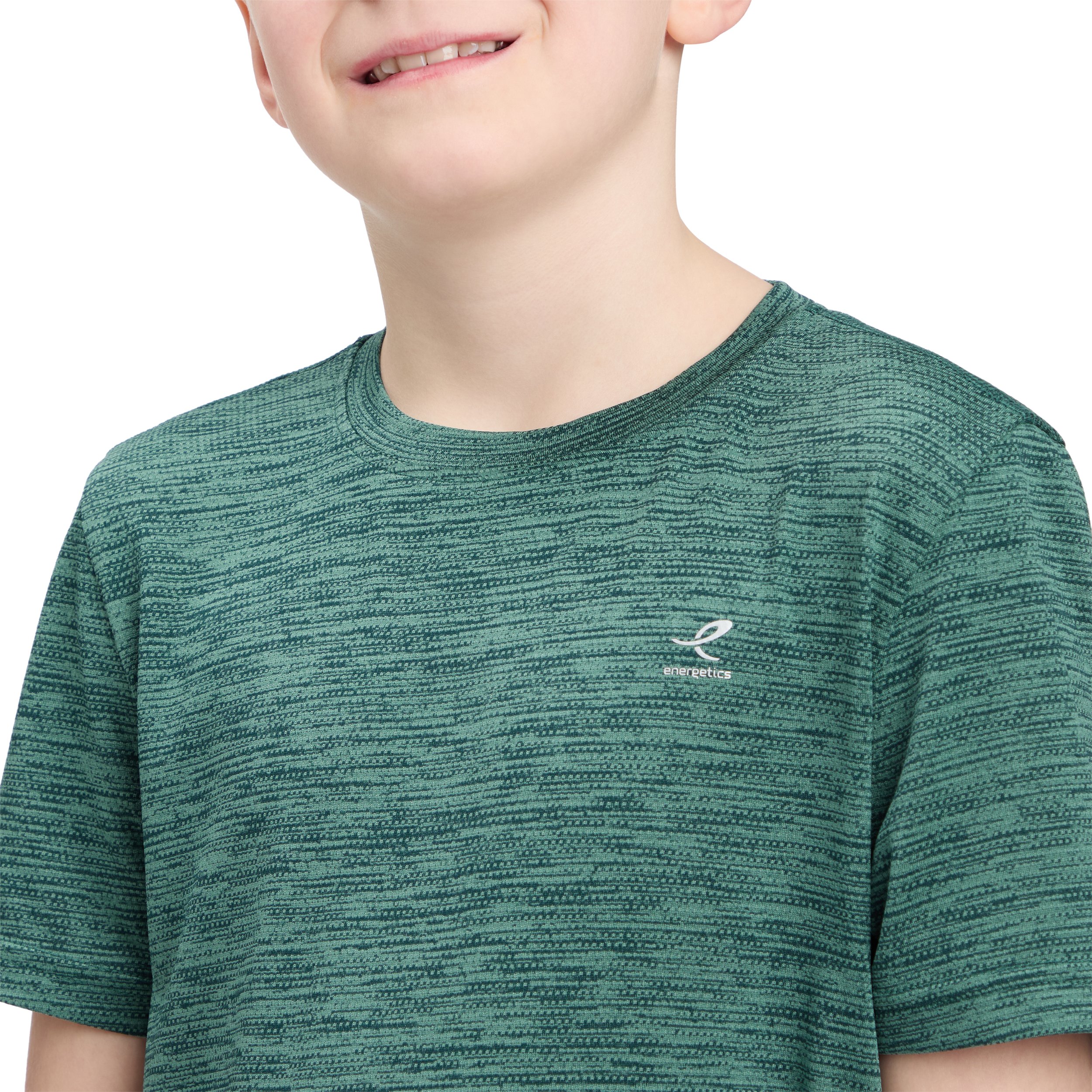 ENERGETICS Ju.-T-Shirt Telly II SS B 907 MELANGE/BLUE PET – Bild 2
