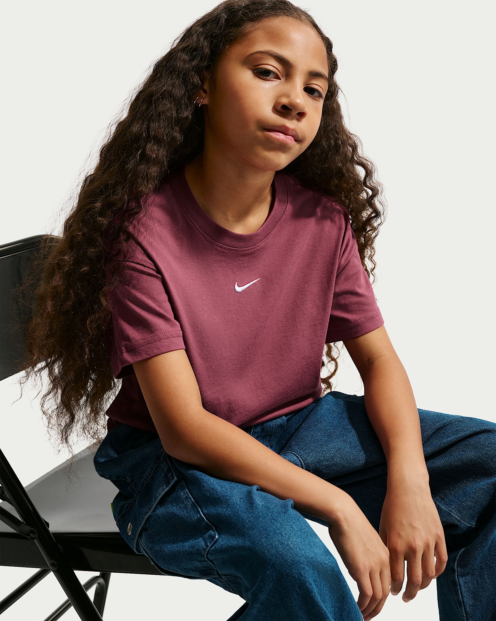 NIKE G NSW TEE BOXY ESSNTL LBR PINK SMOKE – Bild 3