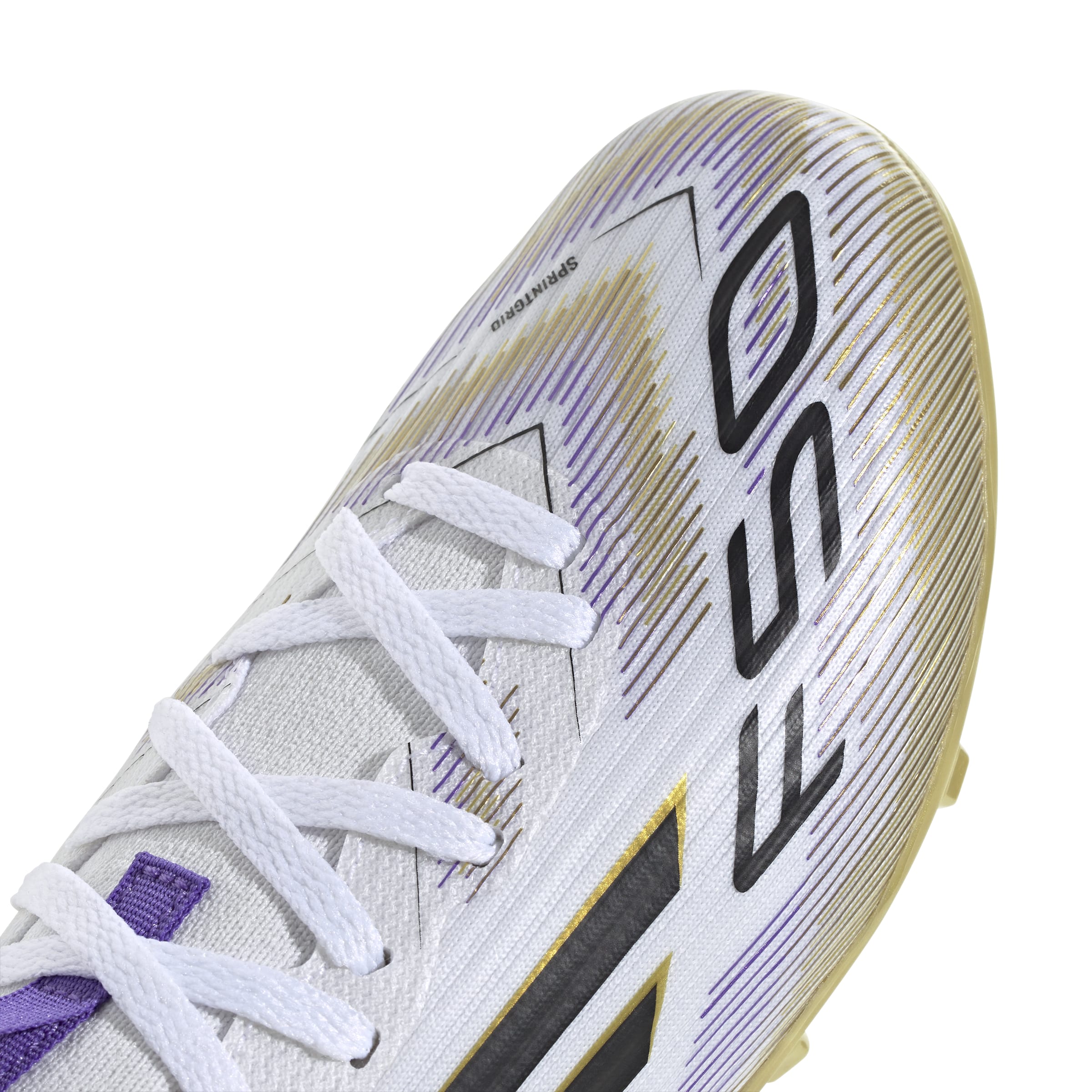 ADIDAS F50 LEAGUE FG/MG MID J FTWWHT/CBLACK/GOLDMT – Bild 8