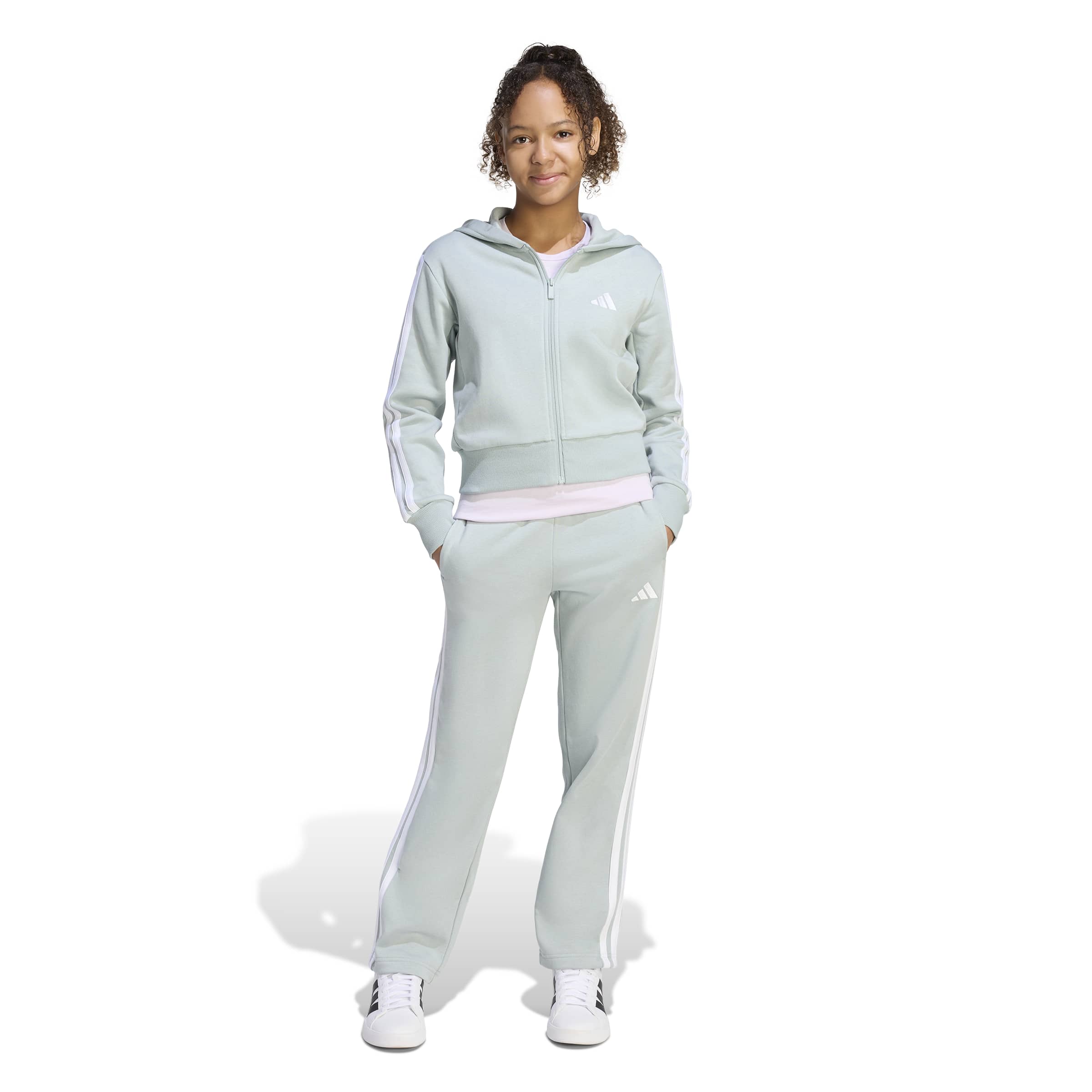 ADIDAS JG 3S FL TS 240 WOSA/WHITE – Bild 4