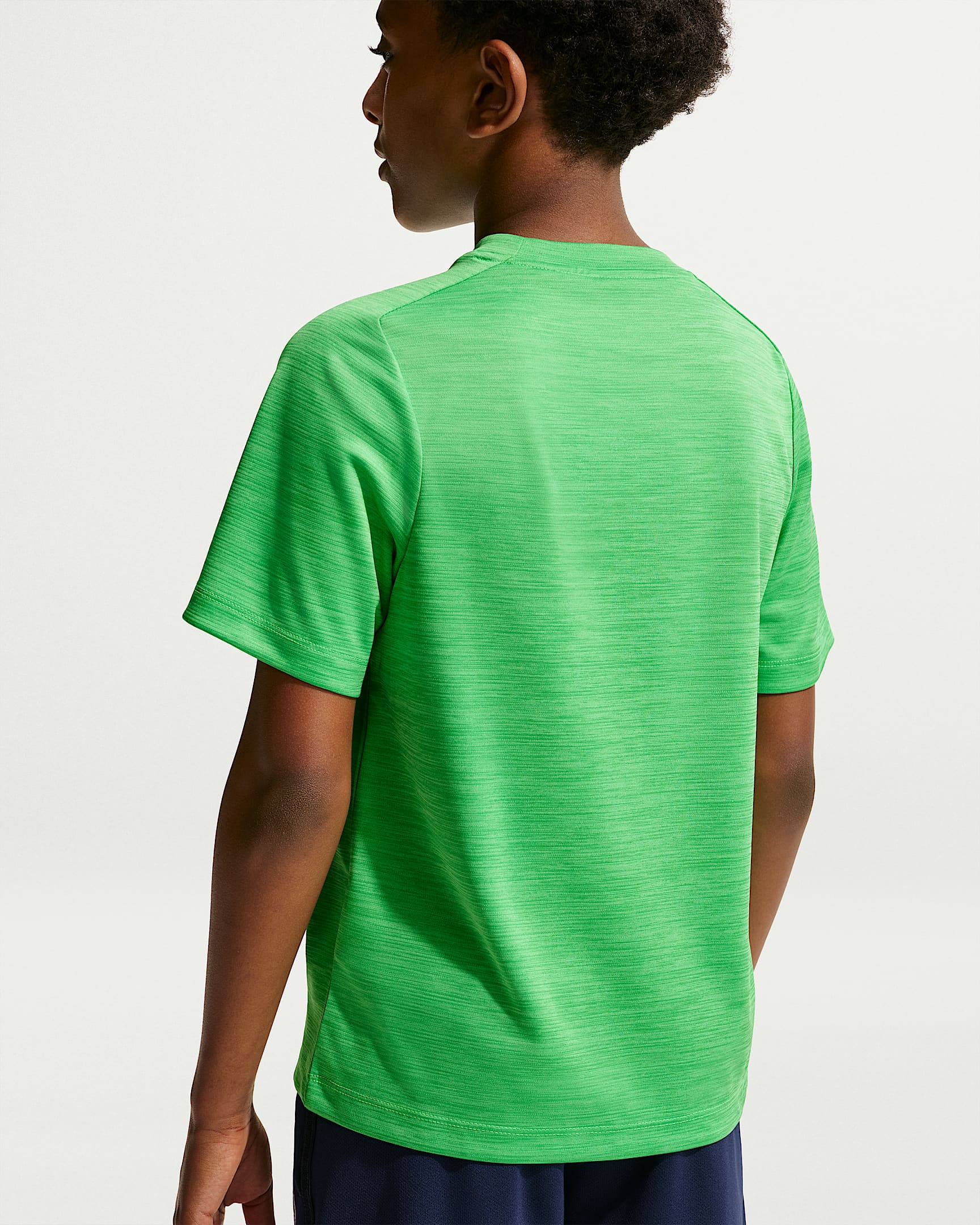 NIKE B NK DF MULTI SS  TOP LBR HTHR LT GREEN SPARK/ILLUSION GREEN/ – Bild 5