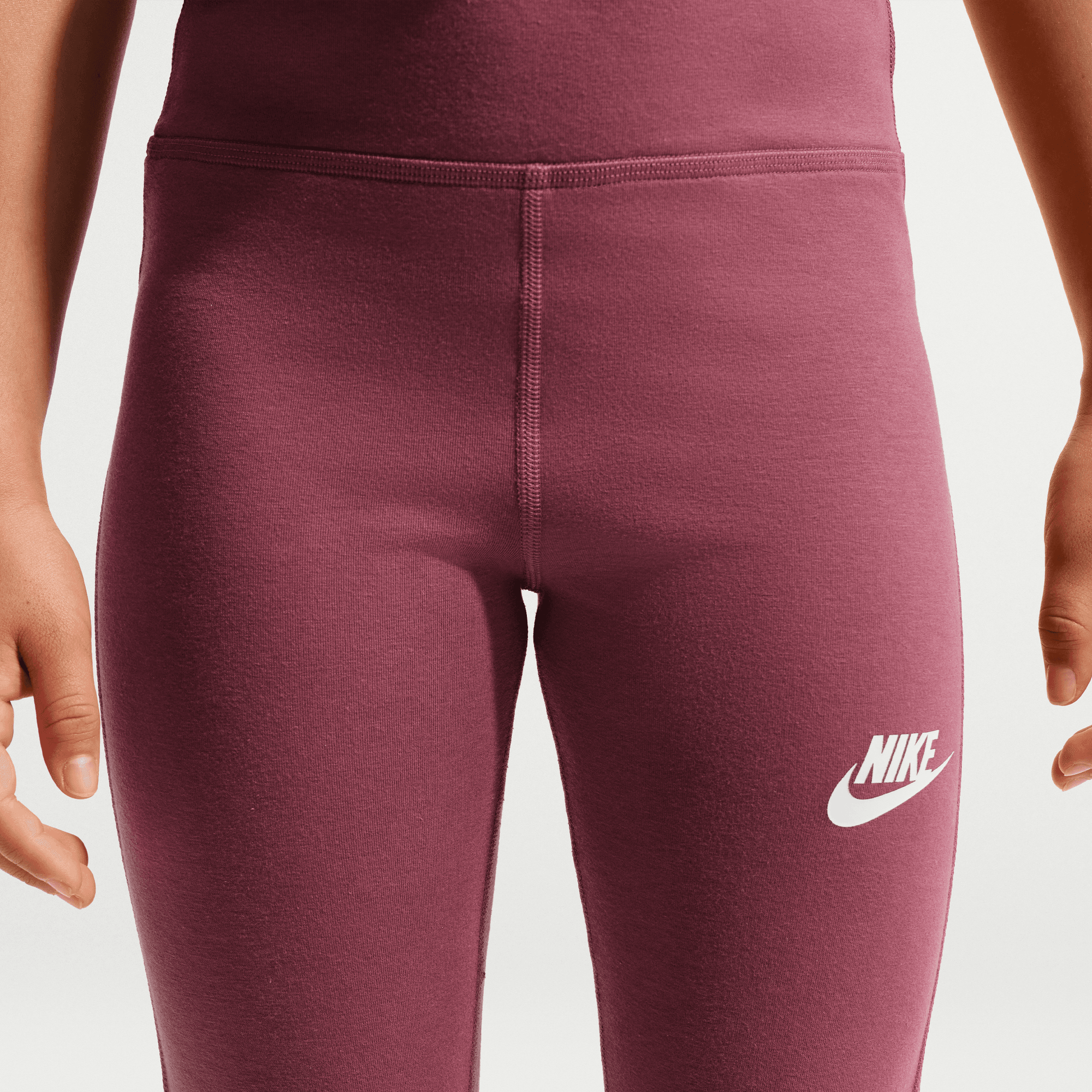 NIKE G NSW CLSSC HR FLARE TGHT LBR PINK SMOKE/WHITE – Bild 3