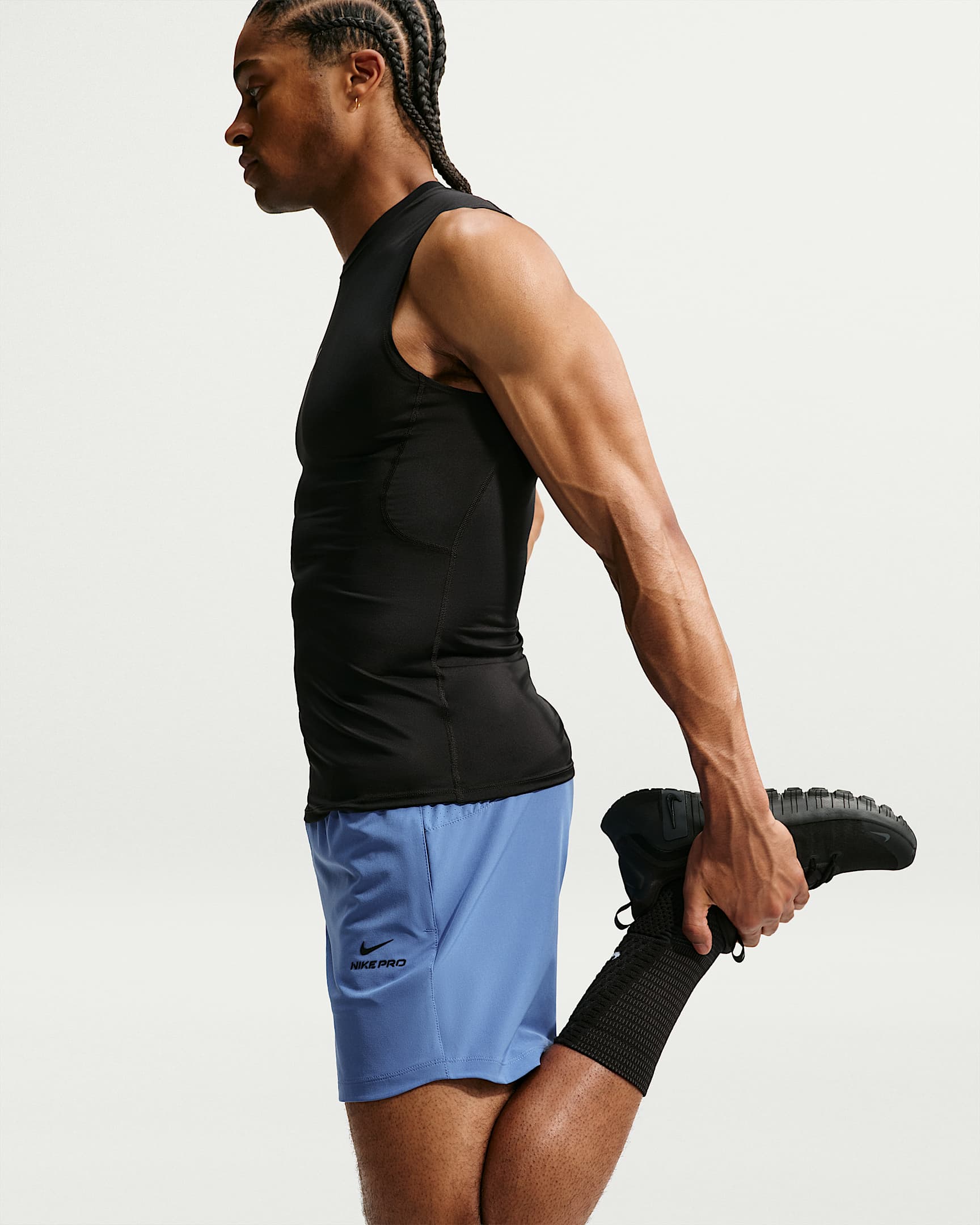 NIKE M NP DF NPT 6IN SHORT INDIGO STORM/BLACK – Bild 4