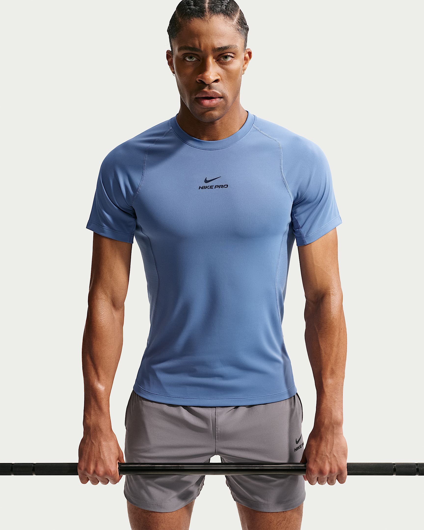 NIKE M NP DF NPT SS TOP INDIGO STORM/BLACK – Bild 3