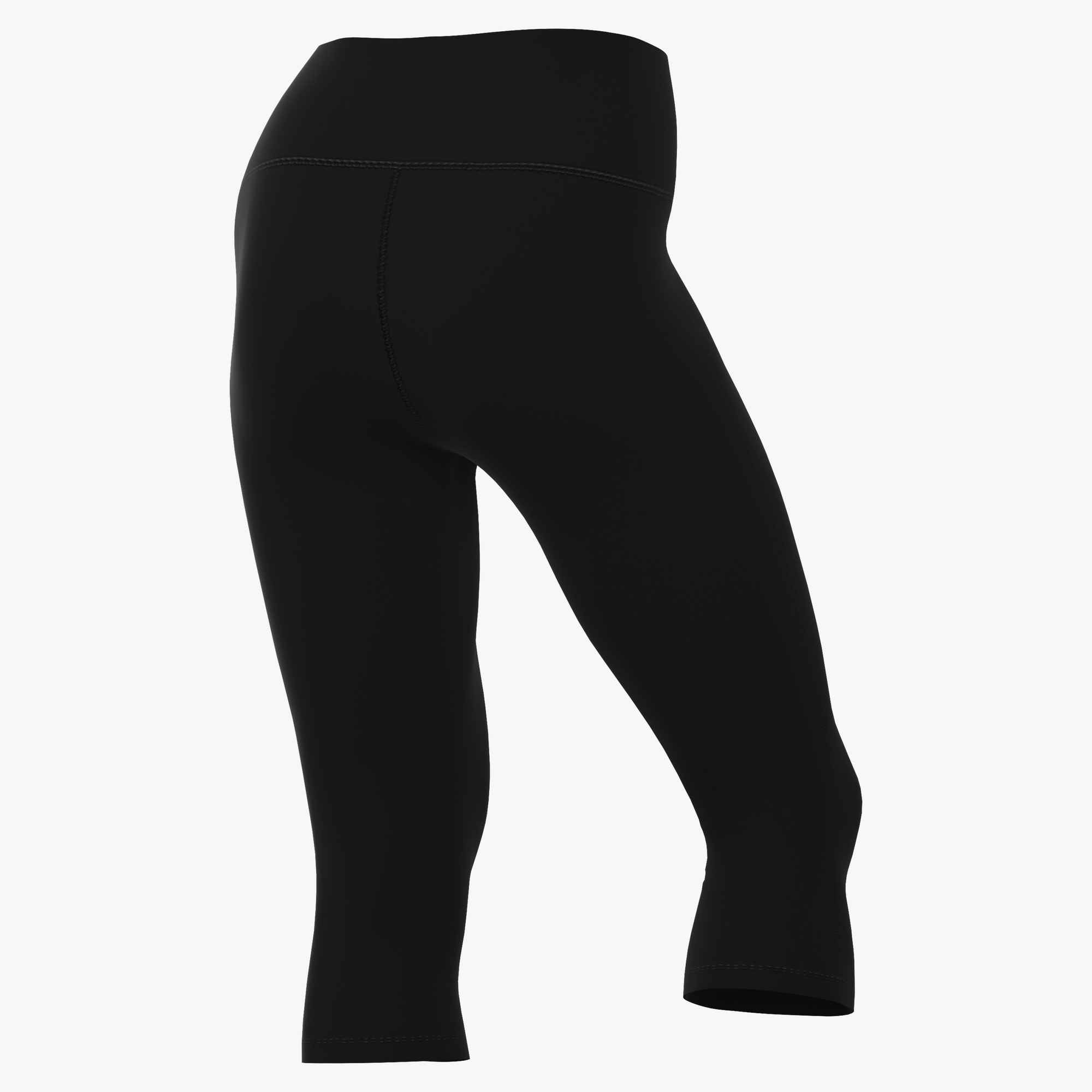 NIKE W NK DF ONE HR CAPRI USEAM BLACK/WHITE – Bild 5