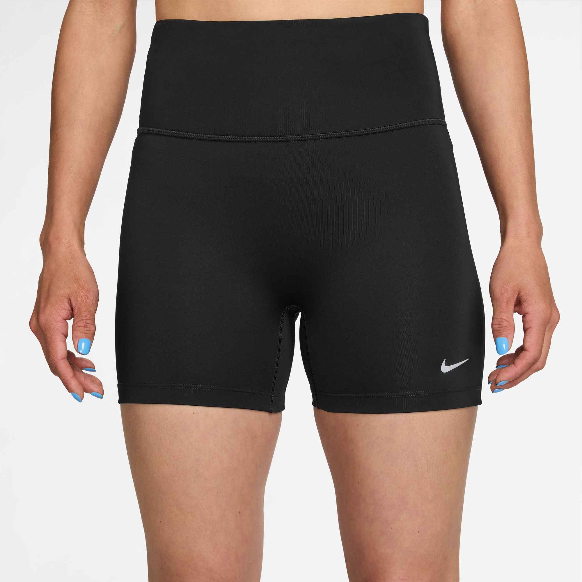 NIKE W NK TEMPO DF HR TGT SHRT BLACK/REFLECTIVE SILV