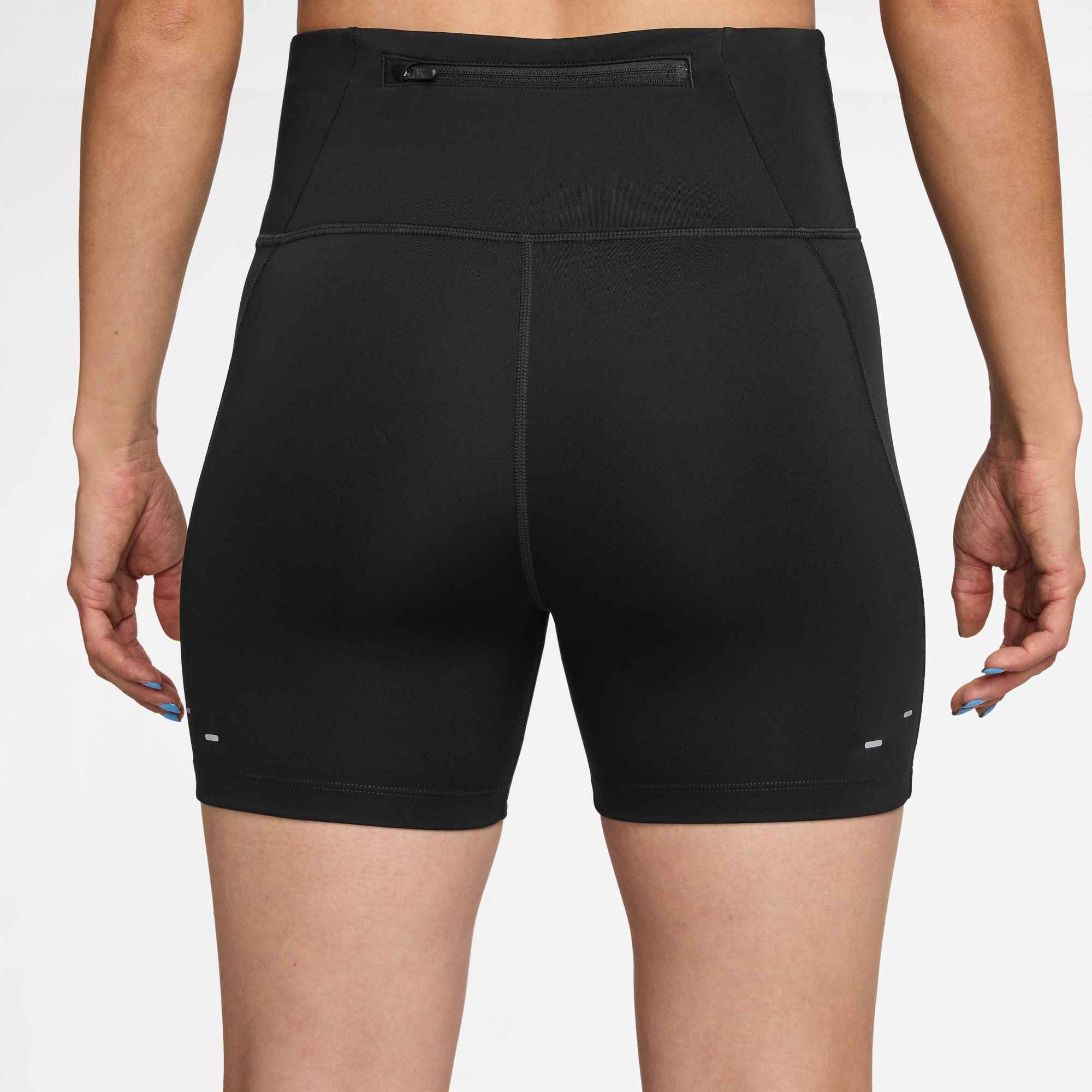 NIKE W NK TEMPO DF HR TGT SHRT BLACK/REFLECTIVE SILV – Bild 2