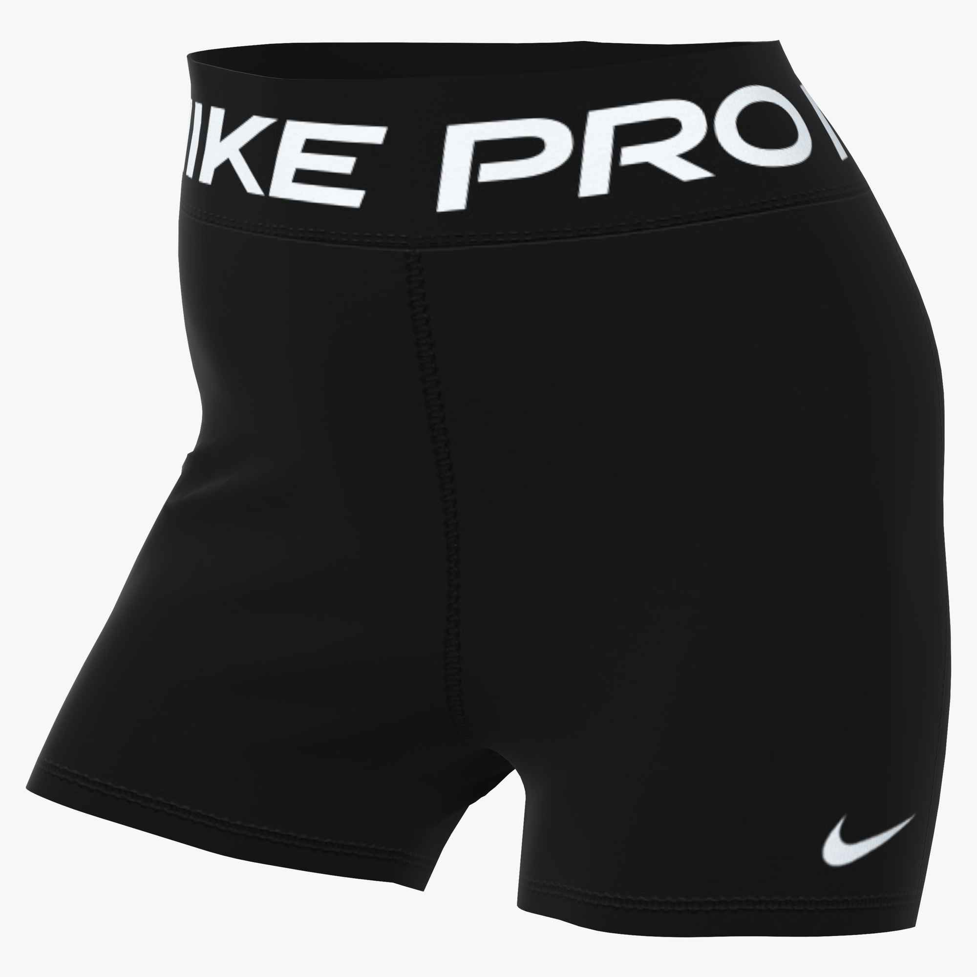 NIKE W NP SCULPT DF HR 3IN SHORT BLACK/WHITE – Bild 4